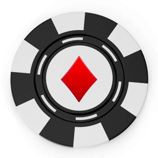 Black casino chip