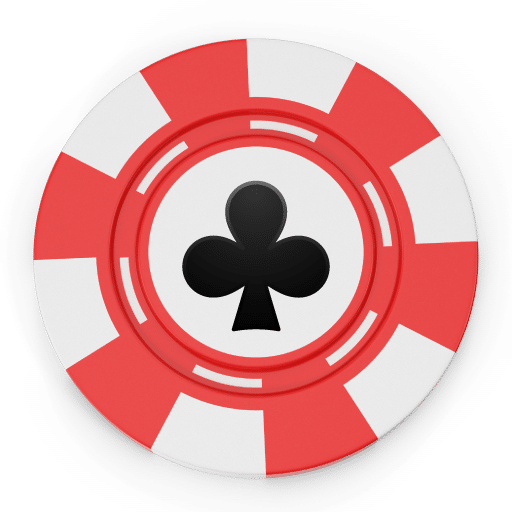 Red casino chip