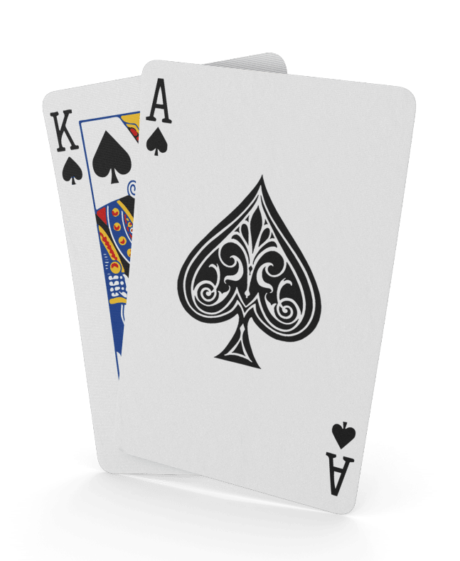 Playing Cards Texas Holdem Hand King Ace.H02.2k
